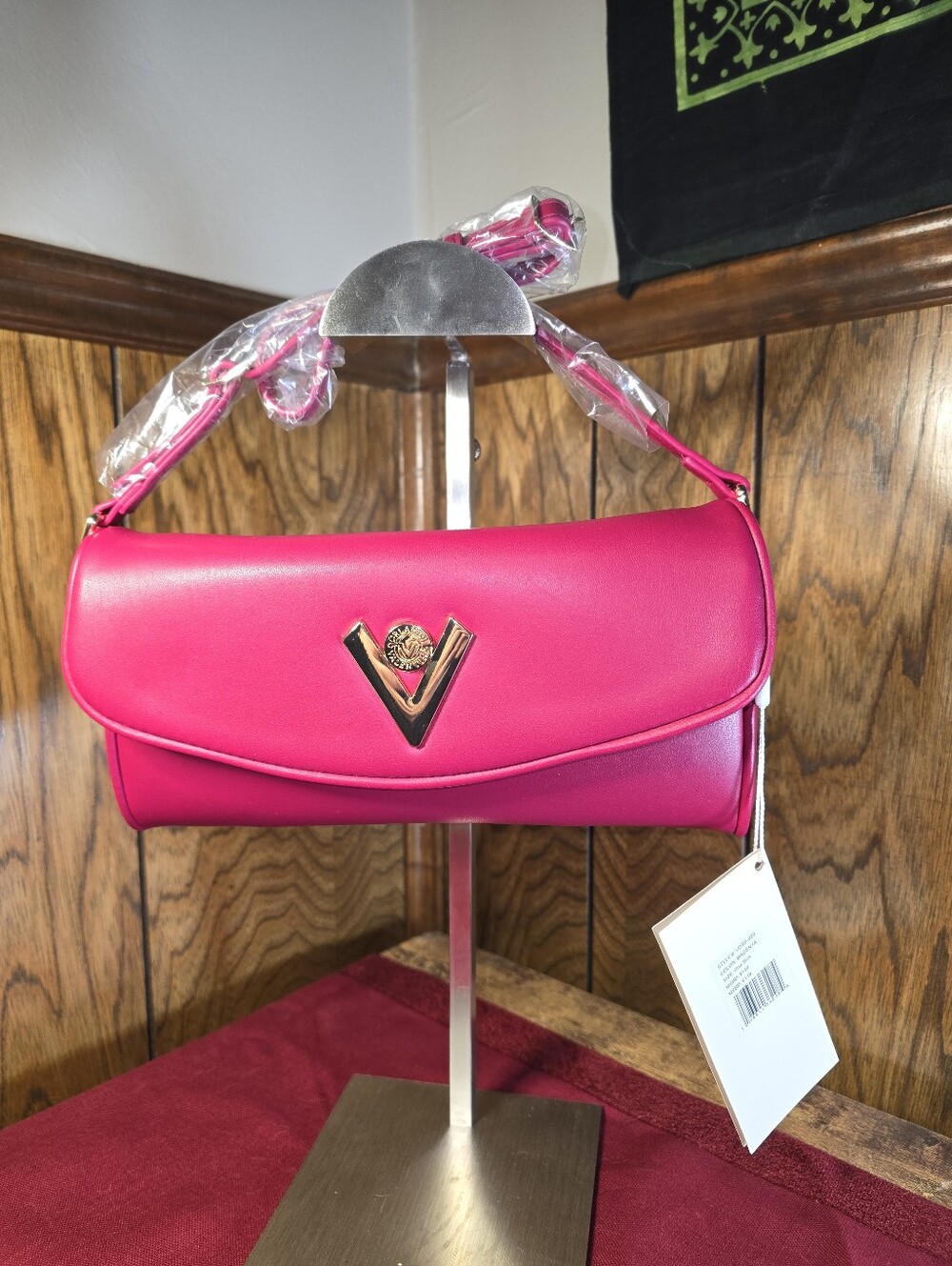 Valentino Orlandi Florentine Shoulder Bag Magenta